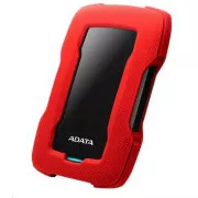 ADATA Externý HDD 2TB 2,5" USB 3.1 HD330, RED COLOR BOX, červený (gumový, nárazu odolný)