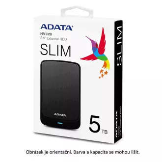 ADATA Externý HDD 1TB 2, 5" USB 3.1 AHV320, biely