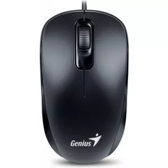 GENIUS myš DX-110, drôtová, 1000 dpi, PS/2, čierna