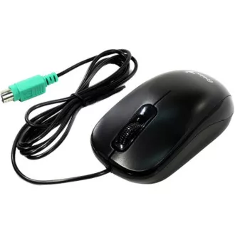 GENIUS myš DX-110, drôtová, 1000 dpi, PS/2, čierna