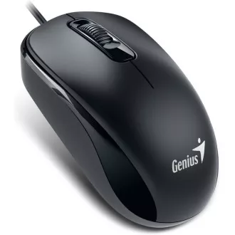 GENIUS myš DX-110, drôtová, 1000 dpi, PS/2, čierna