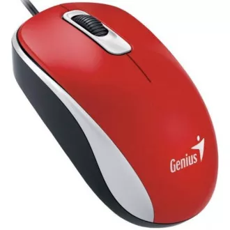 GENIUS myš DX-110, drôtová, 1000 dpi, USB, červená