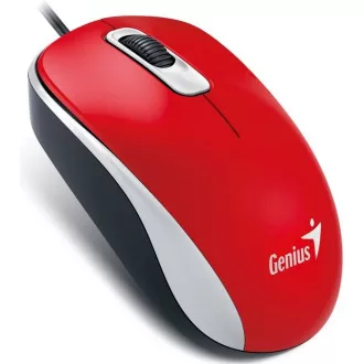 GENIUS myš DX-110, drôtová, 1000 dpi, USB, červená