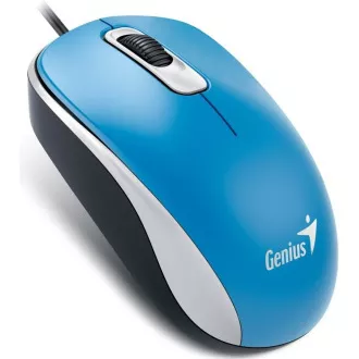 GENIUS myš DX-110, drôtová, 1000 dpi, USB, modrá
