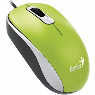 GENIUS myš DX-110, drôtová, 1000 dpi, USB, zelená
