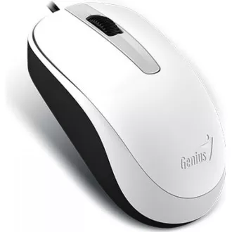 GENIUS myš DX-120, drôtová, 1200 dpi, USB, biela