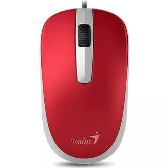 GENIUS myš DX-120, drôtová, 1200 dpi, USB, červená