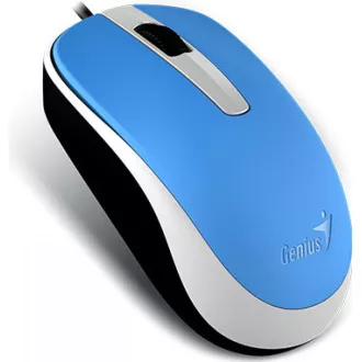 GENIUS myš DX-120, drôtová, 1200 dpi, USB, modrá