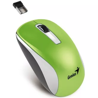 GENIUS myš NX-7010 Green Metallic/ 1200 dpi/ Blue-Eye senzor/ bezdrôtová/ zelená