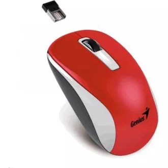 GENIUS myš NX-7010 WhiteRed Metallic/ 1200 dpi/ Blue-Eye senzor/ bezdrôtová/ červená GENIUS myš NX-7010 WhiteRed Metallic/ 1200 dpi/ Blue-Eye senzor/ bezdrôtová/ červená