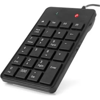 C-TECH klávesnica numerická KBN-01, 23 kláves, USB slim black C-TECH klávesnica numerická KBN-01, 23 kláves, USB slim black