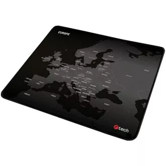 C-TECH herná podložka pod myš MP-01E (Europe), 320x270x4mm, obšité okraje