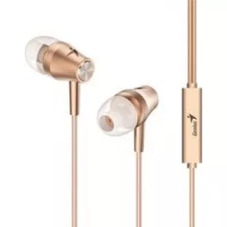 GENIUS slúchadlá s mikrofónom HS-M360, zlatá GENIUS slúchadlá s mikrofónom HS-M360, zlatá