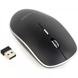 GEMBIRD myš MUSW-4B-01, čierna, bezdrôtová, USB nano receiver GEMBIRD myš MUSW-4B-01, čierna, bezdrôtová, USB nano receiver