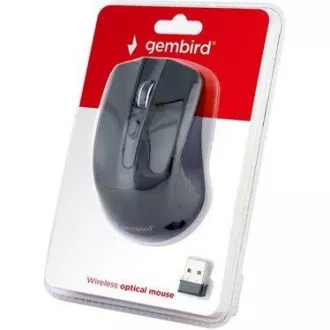 GEMBIRD myš MUSW-4B-04, čierna, bezdrôtová, USB nano receiver GEMBIRD myš MUSW-4B-04, čierna, bezdrôtová, USB nano receiver
