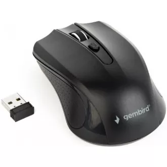GEMBIRD myš MUSW-4B-04, čierna, bezdrôtová, USB nano receiver GEMBIRD myš MUSW-4B-04, čierna, bezdrôtová, USB nano receiver
