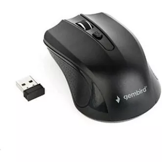 GEMBIRD myš MUSW-4B-04, čierna, bezdrôtová, USB nano receiver GEMBIRD myš MUSW-4B-04, čierna, bezdrôtová, USB nano receiver