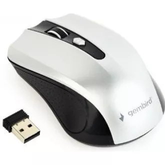 GEMBIRD myš MUSW-4B-04, čierna, bezdrôtová, USB nano receiver