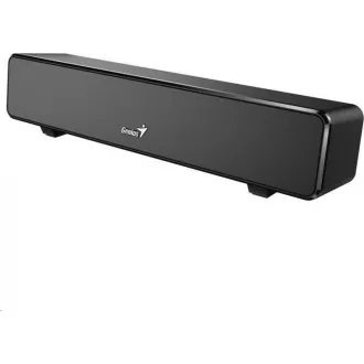 GENIUS repro USB SoundBar 100/ drôtový/ 6W/ USB/ 3, 5" jack/ čierny