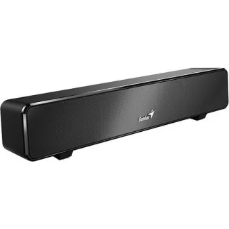 GENIUS repro USB SoundBar 100/ drôtový/ 6W/ USB/ 3, 5" jack/ čierny