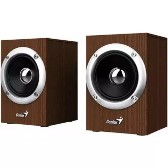GENIUS repro SP-HF280, 2.0, 6W, drevené, hnedé GENIUS repro SP-HF280, 2.0, 6W, drevené, hnedé