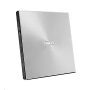ASUS DVD Writer SDRW-08U7M-U SILVER RETAIL, External Slim DVD-RW, Silver, USB