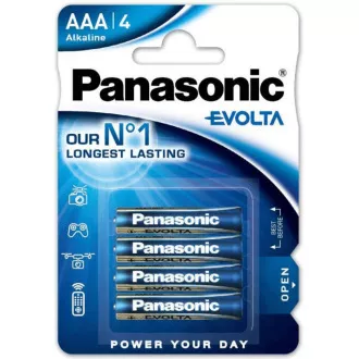 PANASONIC Alkalické batérie EVOLTA Platinum LR03EGE/4BP AAA 1, 5V (Blister 4ks) PANASONIC Alkalické batérie EVOLTA Platinum LR03EGE/4BP AAA 1, 5V (Blister 4ks)