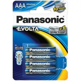 PANASONIC Alkalické batérie EVOLTA Platinum LR03EGE/4BP AAA 1, 5V (Blister 4ks)