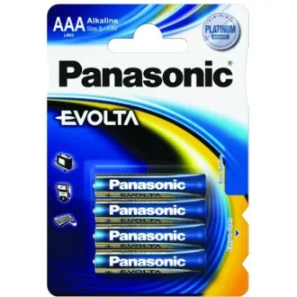 PANASONIC Alkalické batérie EVOLTA Platinum LR03EGE/4BP AAA 1, 5V (Blister 4ks) PANASONIC Alkalické batérie EVOLTA Platinum LR03EGE/4BP AAA 1, 5V (Blister 4ks)