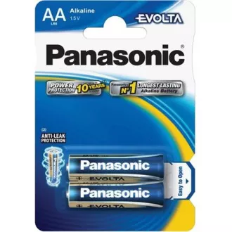 PANASONIC Alkalické batérie EVOLTA Platinum LR6EGE/2BP AA 1, 5V (Blister 2ks)
