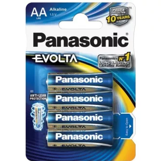 PANASONIC Alkalické batérie EVOLTA Platinum LR6EGE/4BP AA 1, 5V (Blister 4ks)