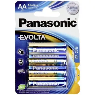 PANASONIC Alkalické batérie EVOLTA Platinum LR6EGE/4BP AA 1, 5V (Blister 4ks)