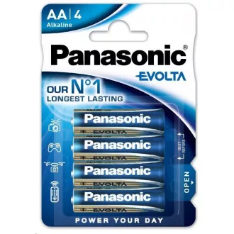 PANASONIC Alkalické batérie EVOLTA Platinum LR6EGE/4BP AA 1, 5V (Blister 4ks)