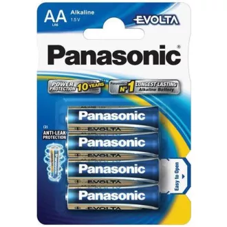 PANASONIC Alkalické batérie EVOLTA Platinum LR6EGE/4BP AA 1, 5V (Blister 4ks)