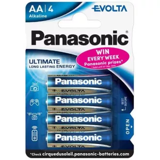 PANASONIC Alkalické batérie EVOLTA Platinum LR6EGE/4BP AA 1, 5V (Blister 4ks)