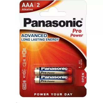 PANASONIC Alkalické batérie Pro Power LR03PPG/2BP AAA 1, 5V (Blister 2ks)