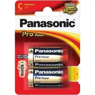 PANASONIC Alkalické batérie Pro Power LR14PPG/2BP C 1, 5V (Blister 2ks)