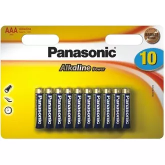 PANASONIC Alkalické batérie Alkaline Power LR03APB/10BW AAA 1, 5V (Blister 10ks)