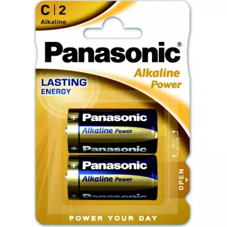 PANASONIC Alkalické batérie Alkaline Power LR14APB/2BP C 1, 5V (Blister 2ks)