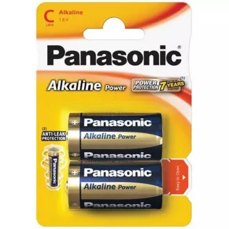 PANASONIC Alkalické batérie Alkaline Power LR14APB/2BP C 1, 5V (Blister 2ks)