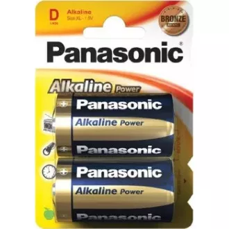 PANASONIC Alkalické batérie Alkaline Power LR20APB/2BP D 1, 5V (Blister 2ks)