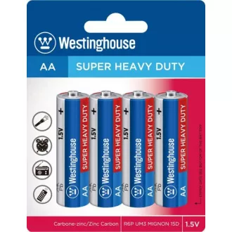 PANASONIC Zinkouhlíkové batérie Red Zinc R6RZ/4BP EU AA 1, 5V (Blister 4ks)