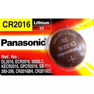 PANASONIC Lítiová batéria (gombíková) CR-2016EL/1B 3V (Blister 1ks)