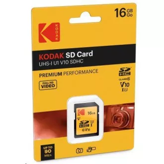 Kodak pamäťová SD karta 16GB UHS-I U1 V10 Premium Kodak pamäťová SD karta 16GB UHS-I U1 V10 Premium