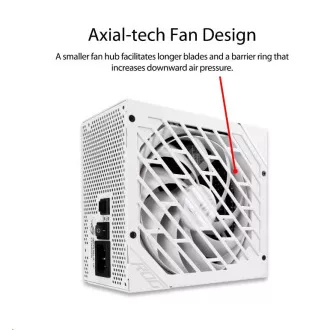 ASUS zdroj ROG-STRIX-850G-WHITE, 850W, 80+ Gold, modular ASUS zdroj ROG-STRIX-850G-WHITE, 850W, 80+ Gold, modular