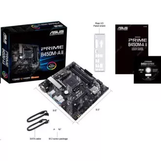 ASUS MB Sc AM4 PRIME B450-A II, AMD B450, 4xDDR4, 1xHDMI, 1xDVI, 1xVGA, mATX ASUS MB Sc AM4 PRIME B450-A II, AMD B450, 4xDDR4, 1xHDMI, 1xDVI, 1xVGA, mATX