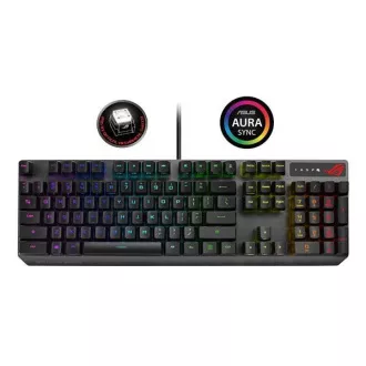 ASUS klávesnica ROG STRIX SCOPE RX, mechanická, CZ/SK, čierna ASUS klávesnica ROG STRIX SCOPE RX, mechanická, CZ/SK, čierna