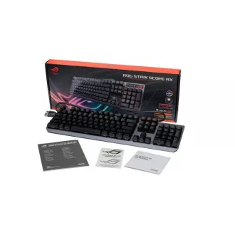 ASUS klávesnica ROG STRIX SCOPE RX, mechanická, CZ/SK, čierna ASUS klávesnica ROG STRIX SCOPE RX, mechanická, CZ/SK, čierna