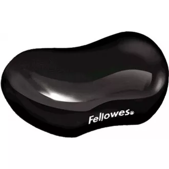 Podložka pod zápästie Fellowes CRYSTAL gélová čierna