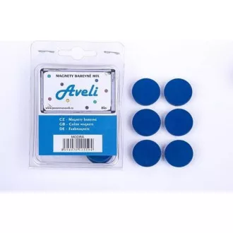 Set magnetov AVELI, modrá farba Set magnetov AVELI, modrá farba